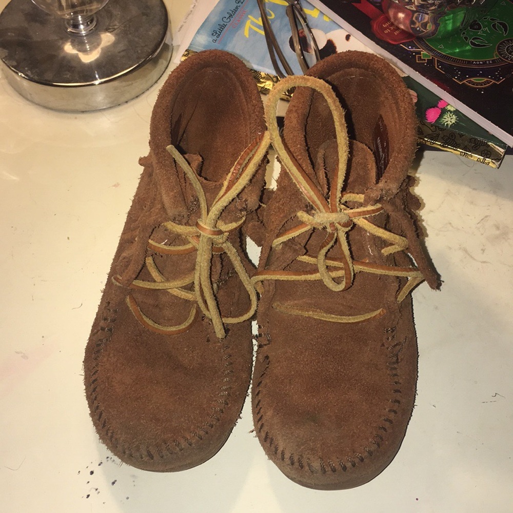 Toddler girls size 10 moccasins